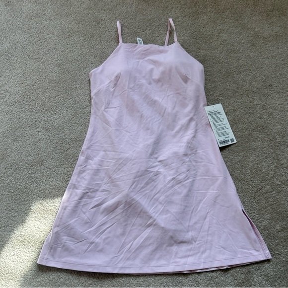 11-31 NWT Size 10 Lululemon Align side slit cami dress PNKO - Picture 6 of 11